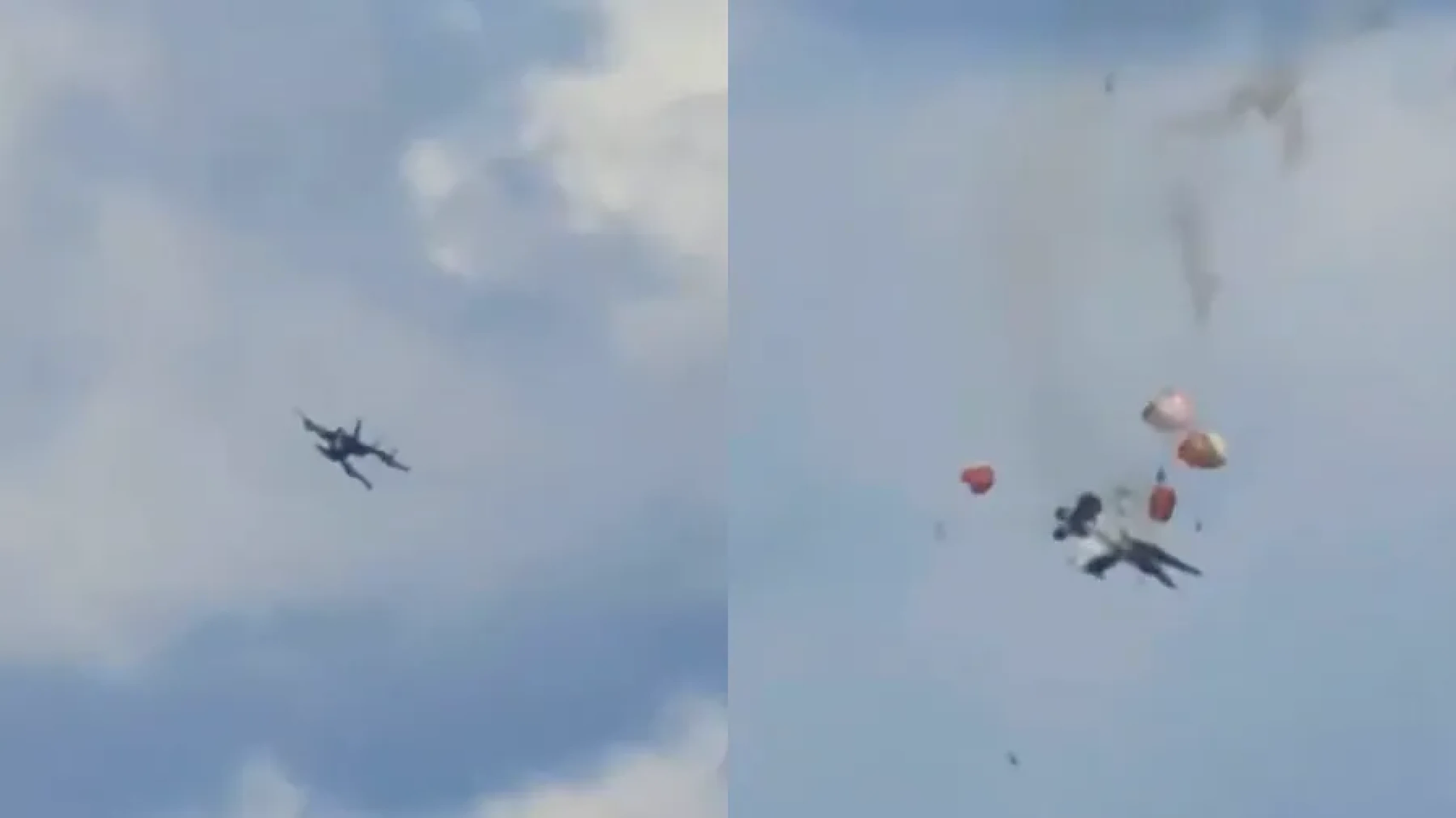 Dois caças colidem e explodem durante exibição aérea nos EUA; veja o vídeo