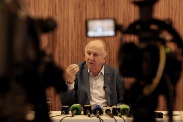 O presidente da Confederação Nacional de Municípios (CNM), Paulo Ziulkoski. -  (crédito: Antonio Cruz/Agência Brasil)