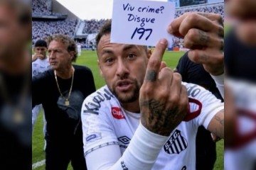 Neymar vira garoto propaganda da PCDF ap&oacute;s meme -  (crédito: Reprodu&ccedil;&atilde;o/PCDF)