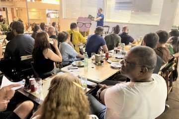 Cerca de 40 pessoas estiveram presentes no Bu.té.quim da Asa Sul -  (crédito: Vitória Torres/CB)