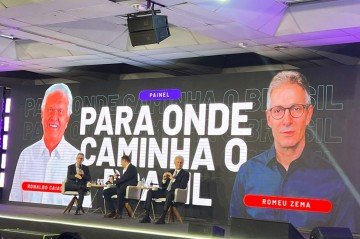 Caiado evita comentar revelações sobre Flávio Bolsonaro e Vorcaro - Vanilson Oliveira/CB