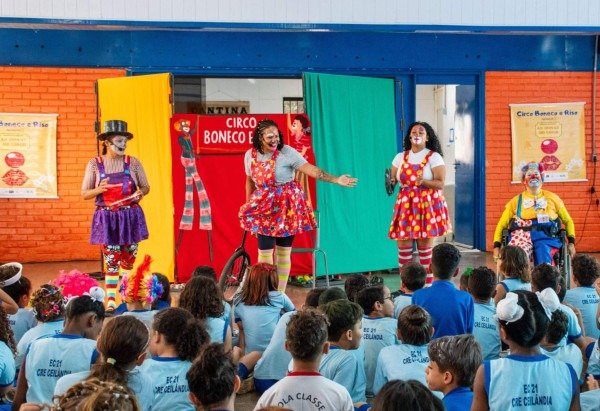 Divulgação / Circo Boneco e Riso