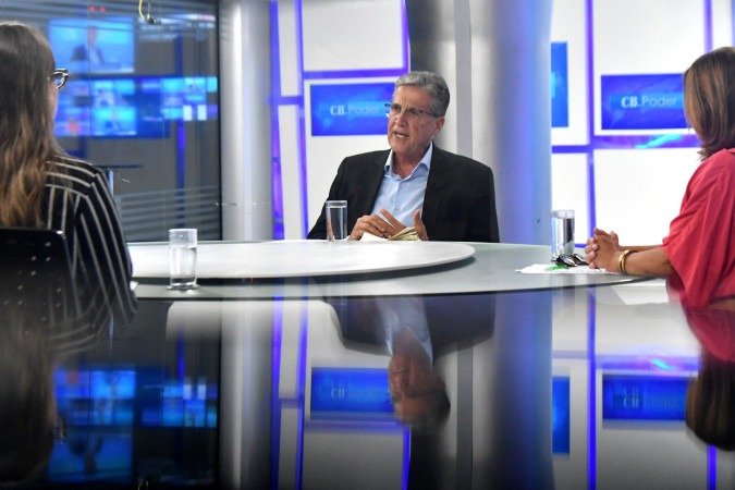  18/05/2026. Ed Alves/CB/D.A Press.. Cidades. CB Poder recebe Fernando Leite, Presidente da Novacap.