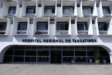 Vítima está internada no HRT - (crédito: Jhonatan Cantarelle/Agência Saúde DF) Vítima está internada no HRT - (crédito: Jhonatan Cantarelle/Agência Saúde DF)