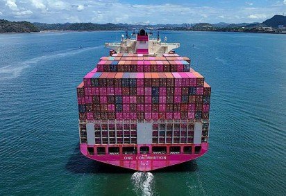 Os Estados Unidos são um dos países que utilizam o canal do Panamá para transportar seus produtos para os países asiáticos -  (crédito: Bloomberg via Getty Images) -Os Estados Unidos são um dos países que utilizam o canal do Panamá para transportar seus produtos para os países asiáticos -  (crédito: Bloomberg via Getty Images)