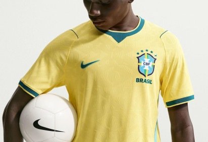 Neymar em jogo que eliminou o Brasil da Copa do Mundo, no Catar, em 2022; uniforme de 2026 ainda não entrou em campo -  (crédito: Suhaib Salem/Reuters) -Neymar em jogo que eliminou o Brasil da Copa do Mundo, no Catar, em 2022; uniforme de 2026 ainda não entrou em campo -  (crédito: Suhaib Salem/Reuters)