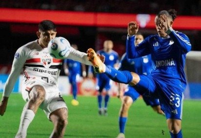S&atilde;o Paulo vacila no fim e fica no empate com o Millionarios  -  (crédito: Divulga&ccedil;&atilde;o/Millonarios FC) -S&atilde;o Paulo vacila no fim e fica no empate com o Millionarios  -  (crédito: Divulga&ccedil;&atilde;o/Millonarios FC)