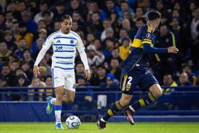 Com um a menos, Cruzeiro empata com Boca Juniors na La Bombonera -  (crédito: Foto: Gustavo Aleixo/Cruzeiro)