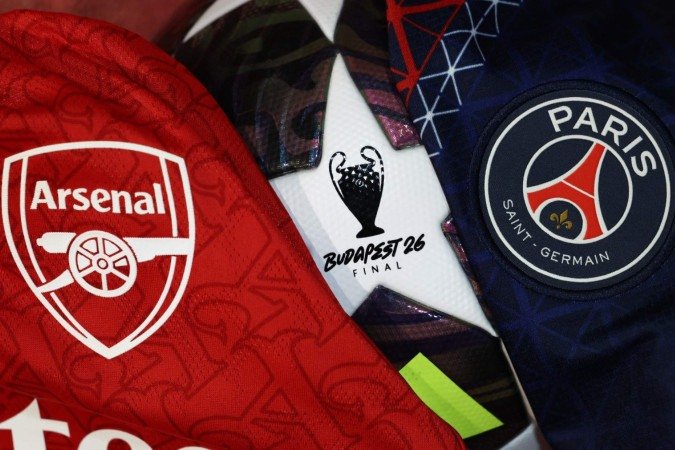 Arsenal sonha em bordar a primeira estrela de campeão da Champions, enquanto o PSG busca o bicampeonato - (crédito: Franck Fife/AFP) Arsenal sonha em bordar a primeira estrela de campeão da Champions, enquanto o PSG busca o bicampeonato - (crédito: Franck Fife/AFP)
