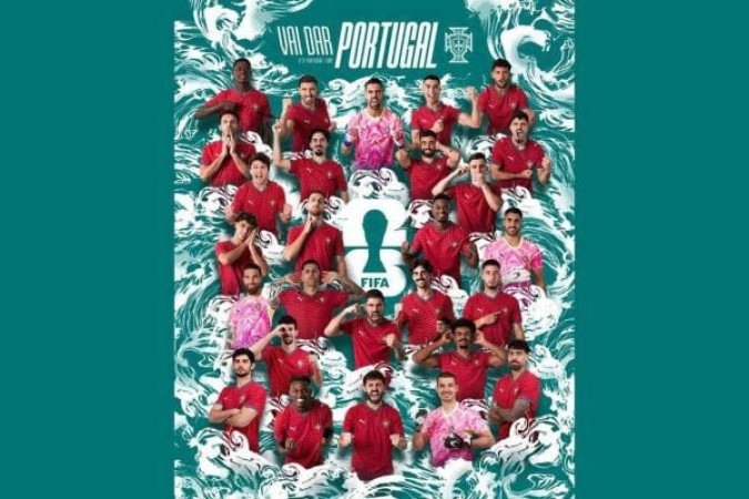 Portugal divulga convocados para a Copa do Mundo - (crédito: Foto: Divulgação) Portugal divulga convocados para a Copa do Mundo - (crédito: Foto: Divulgação)