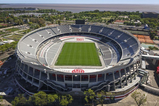 Com capacidade para 84 mil pessoas, Mâs Monumental é o maior estádio da América do Sul - (crédito: Alejandro Graham) Com capacidade para 84 mil pessoas, Mâs Monumental é o maior estádio da América do Sul - (crédito: Alejandro Graham)