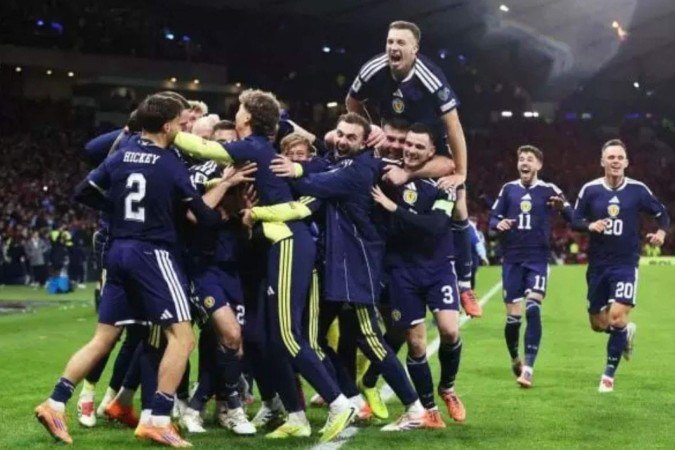 A Escócia enfrenta o Brasil na terceira rodada do Grupo C da Copa do Mundo - (crédito: Divulgação / Escócia ) A Escócia enfrenta o Brasil na terceira rodada do Grupo C da Copa do Mundo - (crédito: Divulgação / Escócia )