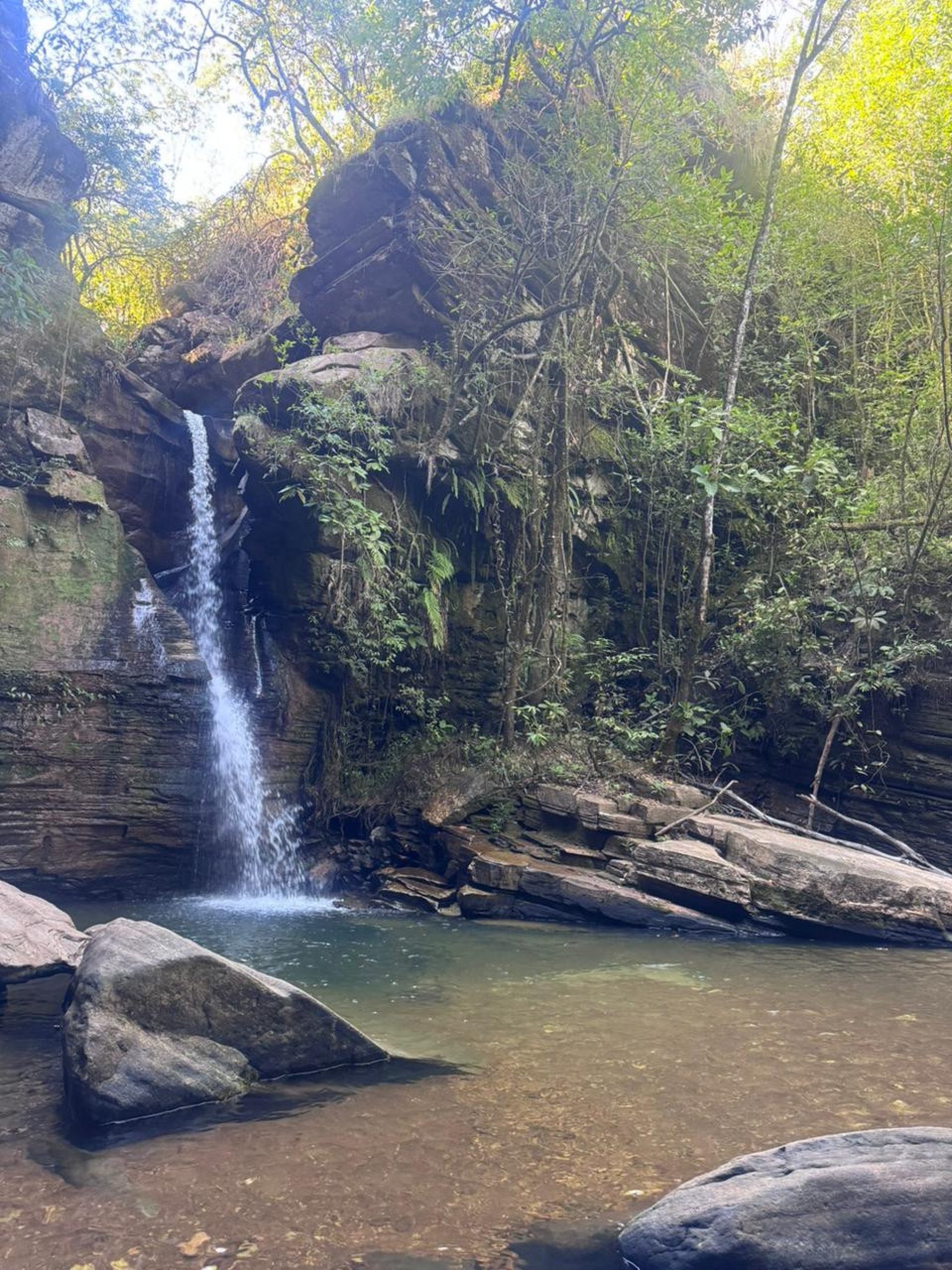 Cachoeira do Amor, localizada na Reserva das Andorinhas 