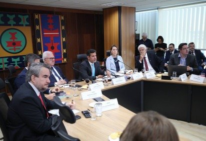 O balanço da PND foi apresentado nesta quarta-feira (20/5), pelo ministro da Educação, Leonardo Barchini -  (crédito: Fábio Nakakura/MEC)
