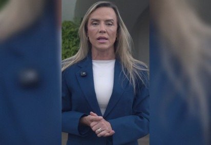 A governadora gravou um vídeo de resposta ao ex-governador Ibaneis Rocha  -  (crédito: Material cedido ao Correio) -A governadora gravou um vídeo de resposta ao ex-governador Ibaneis Rocha  -  (crédito: Material cedido ao Correio)