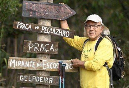 O ge&oacute;logo Edgar Fagundes &eacute; um defensor das trilhas da Flona -  (crédito:  Carlos Vieira CB/DA Press) -O ge&oacute;logo Edgar Fagundes &eacute; um defensor das trilhas da Flona -  (crédito:  Carlos Vieira CB/DA Press)