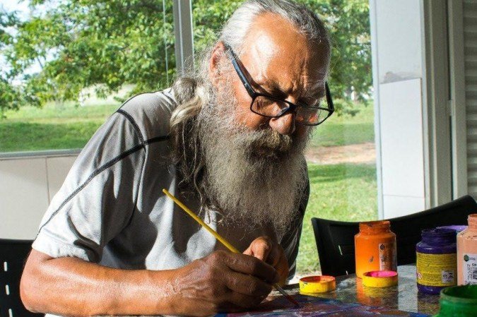José Ferreira fez o curso idealizado por Camilla na graduação e redescobriu a veia artística, passou o último ano de vida pintando - (crédito: Arquivo pessoal) José Ferreira fez o curso idealizado por Camilla na graduação e redescobriu a veia artística, passou o último ano de vida pintando - (crédito: Arquivo pessoal)