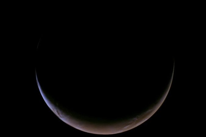 Sonda da NASA registra Marte de perto antes de seguir ao asteroide - (crédito: Reprodução/NASA) Sonda da NASA registra Marte de perto antes de seguir ao asteroide - (crédito: Reprodução/NASA)