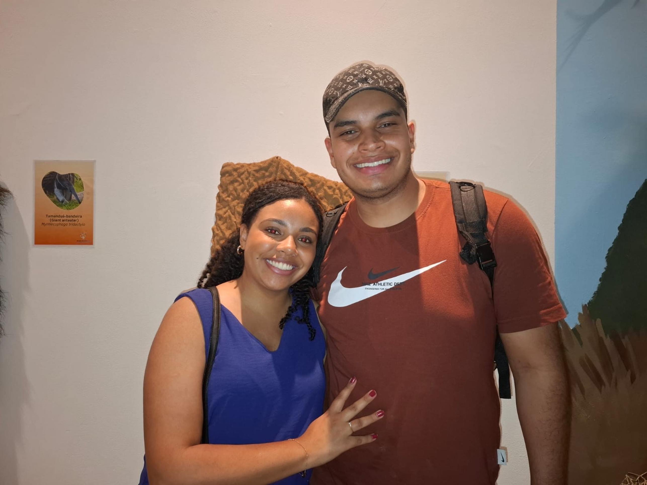 Gabriel Mendes e Mirian Silva aprovaram a visita