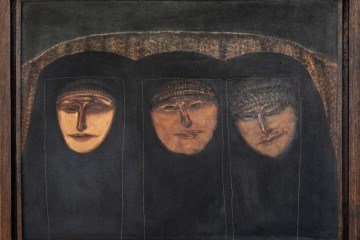 A mostra é a maior já feita com obras do artista goiano, passando por temas históricos e sociais - (crédito: Divulgação) A mostra é a maior já feita com obras do artista goiano, passando por temas históricos e sociais - (crédito: Divulgação)