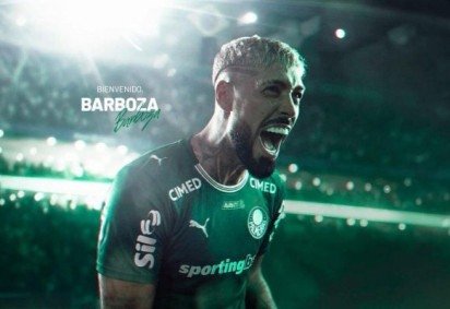 Palmeiras anuncia a contratação do zagueiro Barboza  -  (crédito: Foto: Divulgação / Palmeiras)