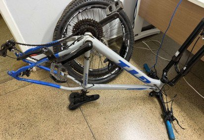 Após a recuperação, a bicicleta foi devolvida ao dono -  (crédito: Divulgação/PCDF) -Após a recuperação, a bicicleta foi devolvida ao dono -  (crédito: Divulgação/PCDF)