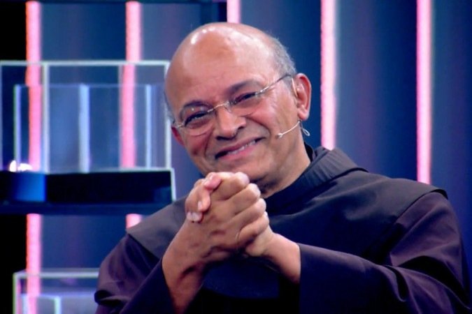 David Raimundo dos Santos, de 68 anos, o Frei David, foi criado em Vila Velha, no Espírito Santo. -  (crédito: Reprodução/Educafro)