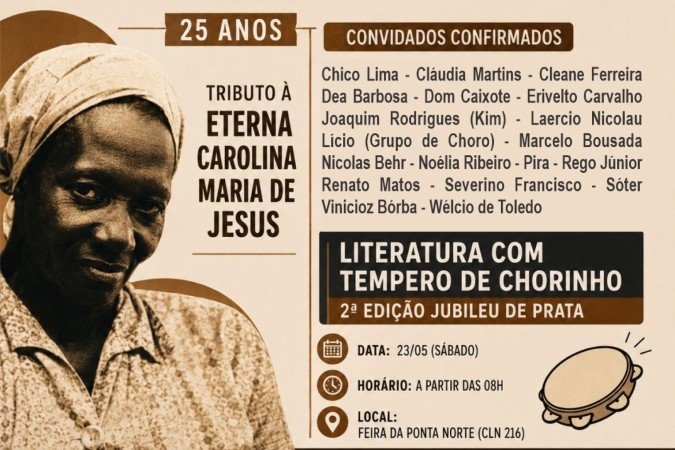 Banca de Poeta comemora 25 anos com evento na Feira da Ponte Norte - (crédito: Divulgação) Banca de Poeta comemora 25 anos com evento na Feira da Ponte Norte - (crédito: Divulgação)