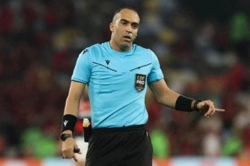 Árbitro sofre críticas por atuação no clássico nacional -  (crédito: Foto: Cesar Greco/Palmeiras)