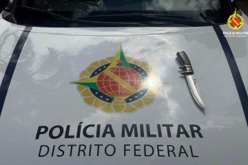 Autor de homicídio cometido em Sobradinho, às margens da BR 020, é preso em flagrante -  (crédito: PMDF)