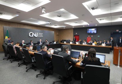 Plenário do CNJ: pela proposta, magistrados de todo o país passarão a ter os vencimentos concentrados em um único demonstrativo mensal -  (crédito: Luiz Silveira/CNJ) -Plenário do CNJ: pela proposta, magistrados de todo o país passarão a ter os vencimentos concentrados em um único demonstrativo mensal -  (crédito: Luiz Silveira/CNJ)