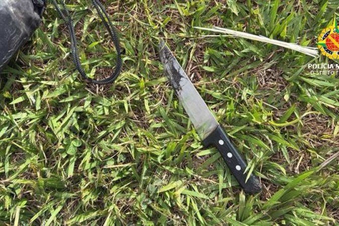 Homem foi preso pela Polícia Militar - (crédito: PMDF/Divulgação) Homem foi preso pela Polícia Militar - (crédito: PMDF/Divulgação)