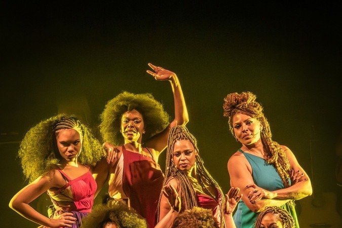 Elza
Direção: Duda Maia. Com Janamô, Josy.Anne, Júlia Sanchez, Julia Tizumba, Sara Chaves, Sara Hana e Naruna Costa. Hoje, às 20h, amanhã, às 16h e às 20h, e domingo, às 19h, na Caixa Cultural (SBS Q. 4, Lotes ¾). Ingressos: R$ 30 e R$ 15 (meia), na bilheteriacultural.com.br. Não recomendado para menores de 14 anos.