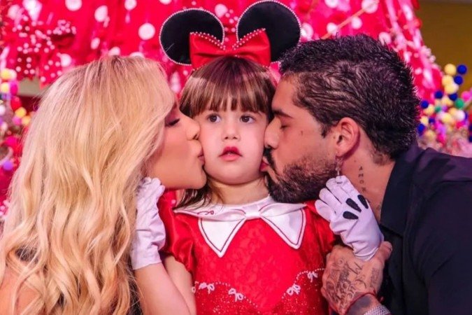 Virginia e Zé Felipe ficam juntinhos em festa da filha e público faz apelo - (crédito: Reprodução/Instagram) Virginia e Zé Felipe ficam juntinhos em festa da filha e público faz apelo - (crédito: Reprodução/Instagram)