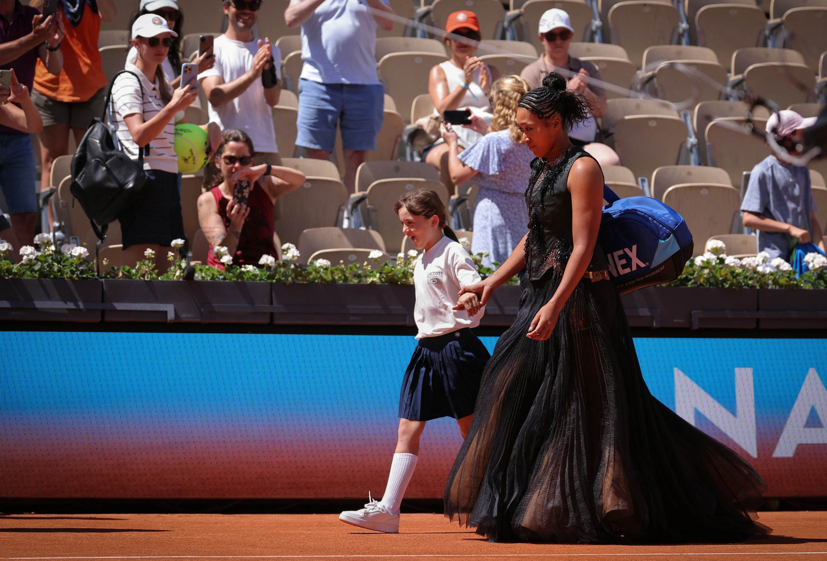 Naomi Osaka chamou a aten&ccedil;&atilde;o pelo look escolhido para o Roland Garros