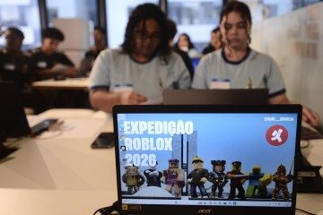 Evento incentiva os jovens a criarem seus próprios jogos na plataforma -  (crédito: Minervino Júnior/CB/D.A.Press)