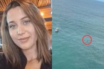 Bruna desapareceu no domingo (24/5), após sair para um passeio de moto aquática ao lado de Dheorge Pereira Bernardino, de 28 anos. -  (crédito: Montagem/Divulgac?a?o/GBMAR/Reproduc?a?o)