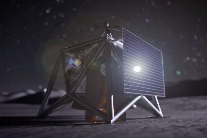 A Nasa publicou desenhos artísticos de uma base lunar com habitações, sistemas de energia e veículos robóticos - (crédito: NASA) A Nasa publicou desenhos artísticos de uma base lunar com habitações, sistemas de energia e veículos robóticos - (crédito: NASA)