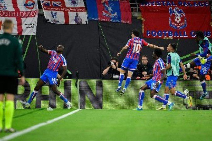 Mateta foi o herói do título do Crystal Palace - (crédito: Tobias SCHWARZ/AFP) Mateta foi o herói do título do Crystal Palace - (crédito: Tobias SCHWARZ/AFP)