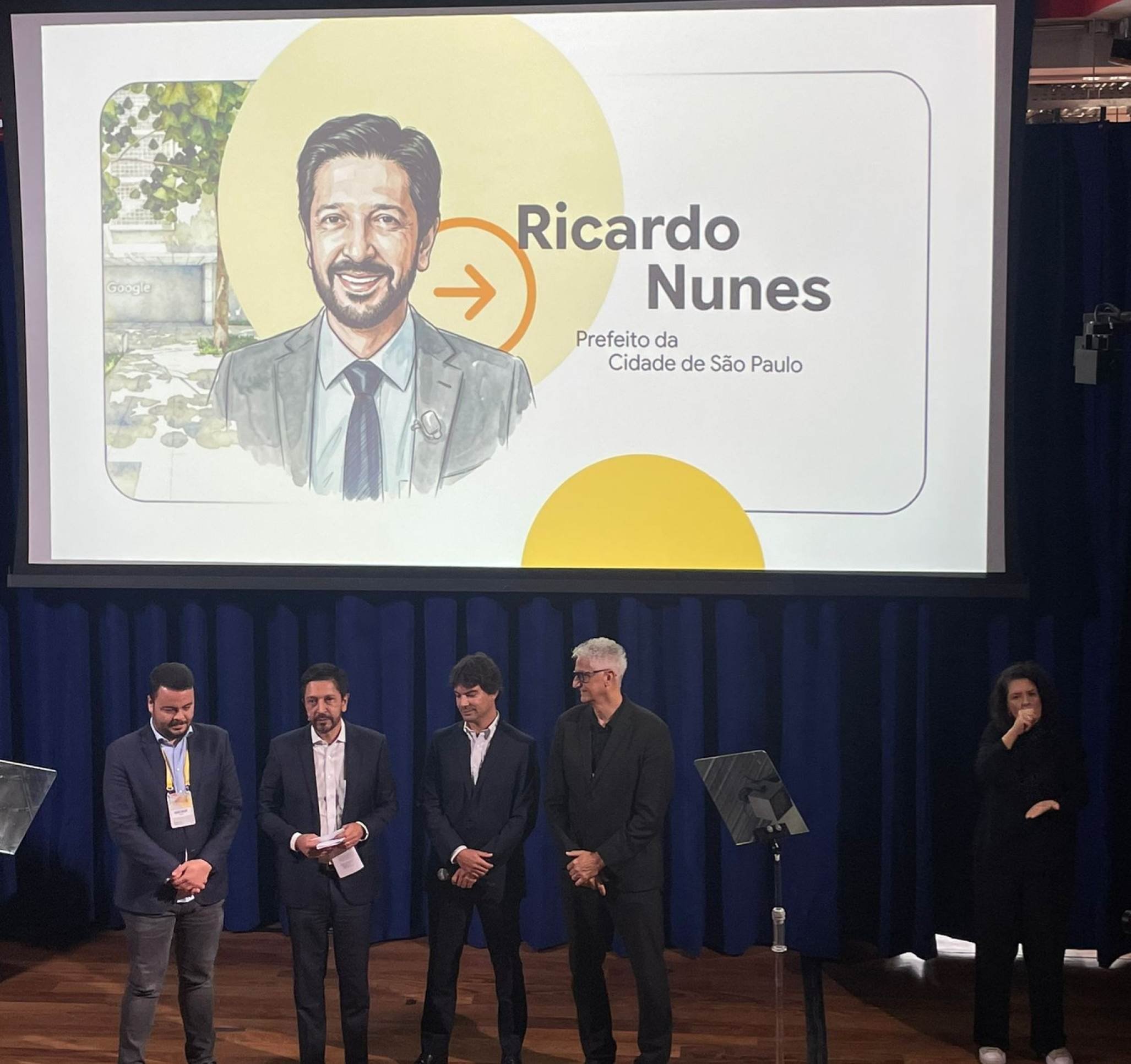 O prefeito de S&atilde;o Paulo, Ricardo Nunes, prestigiou o lan&ccedil;amento.