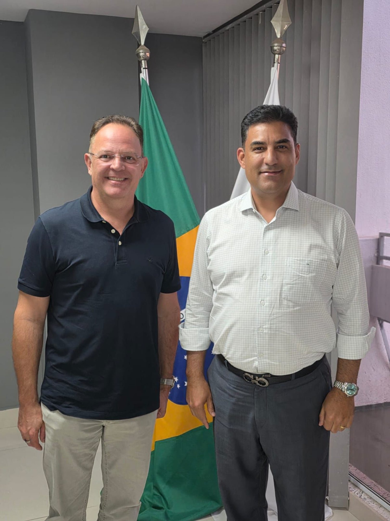  presidente do Sindiatacadista-Alaor Gomes Neto e secret&aacute;rio de Desenvolvimento Econ&ocirc;mico, Trabalho e Renda do Distrito Federal, Thales Mendes Ferreira