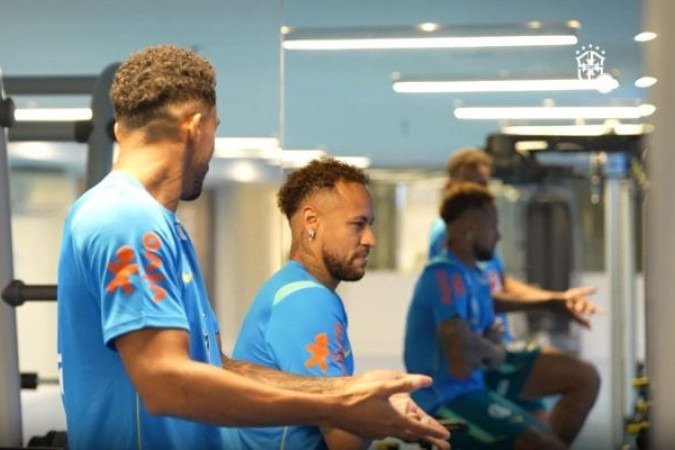 Neymar está fora de combate - (crédito: Reprodução/CBF) Neymar está fora de combate - (crédito: Reprodução/CBF)