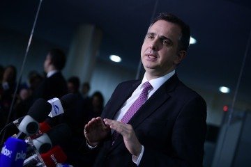 Pacheco vinha sendo pressionado por Lula a disputar o governo mineiro -  (crédito: Pedro França/Agência Senado)