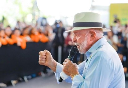 Lula disse que as armas contrabandeadas para o país são de origem norte-americana -  (crédito: Ricardo Stuckert / PR) -Lula disse que as armas contrabandeadas para o país são de origem norte-americana -  (crédito: Ricardo Stuckert / PR)