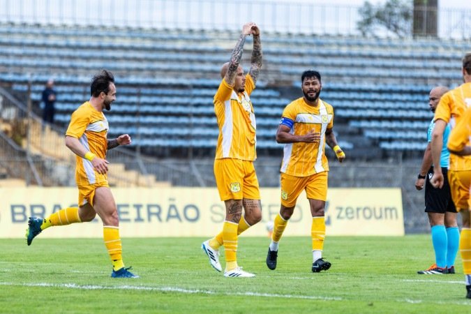 Marcos Júnior, autor de gols que ficaram para a história dos clubes que passou - (crédito: ASCOM / Brasiliense) Marcos Júnior, autor de gols que ficaram para a história dos clubes que passou - (crédito: ASCOM / Brasiliense)