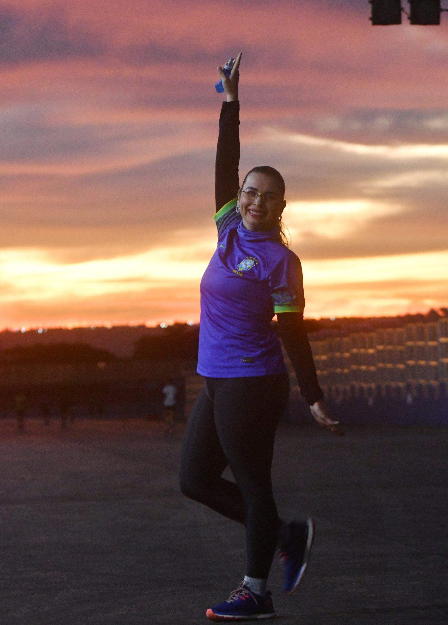  Daiane Barbosa adotou a nova pista e usa a corrida para equilibrar corpo e mente