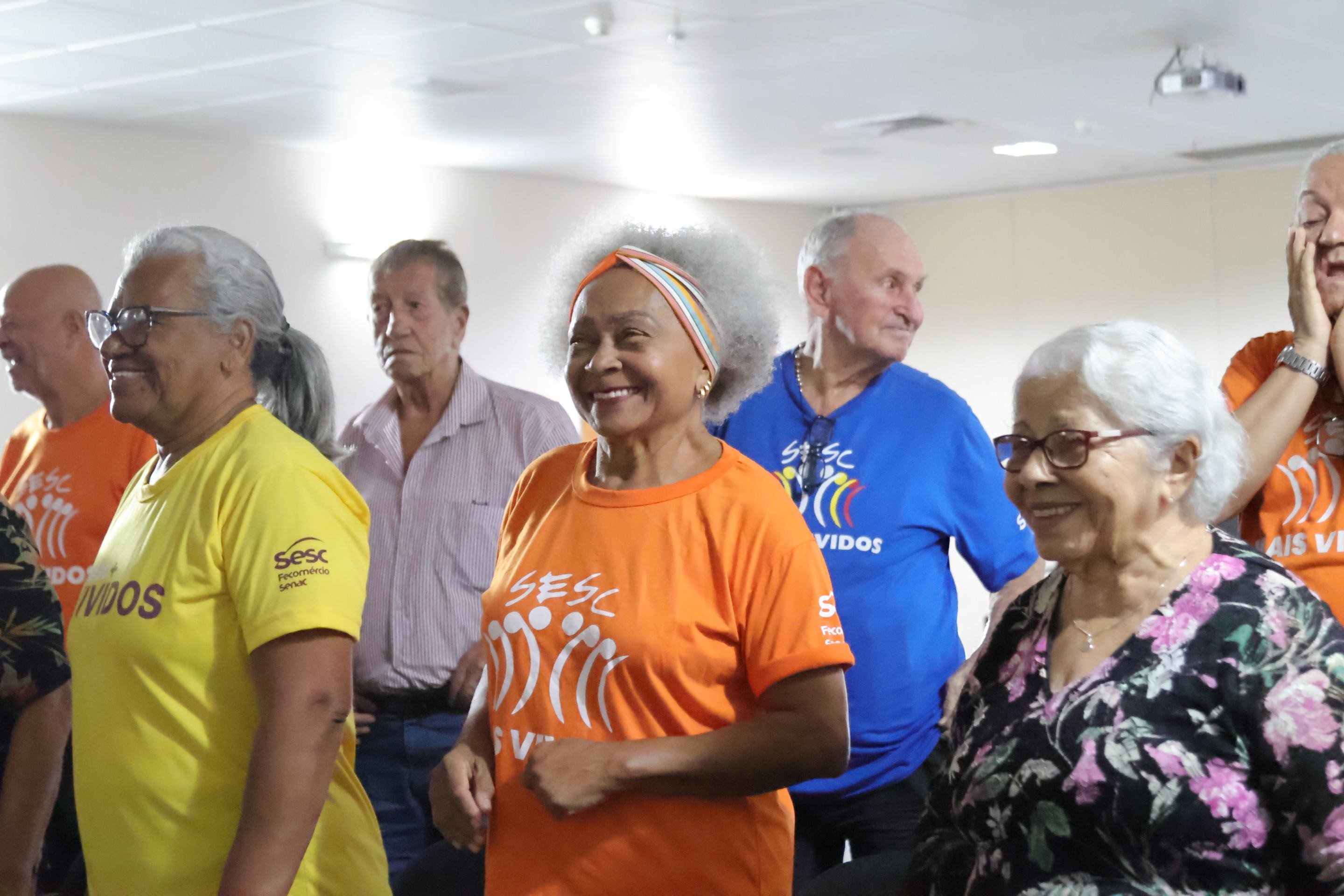 O programa Sesc   Vividos atende, em m&eacute;dia, 1,5 mil idosos em oficinas semanais gratuitas
