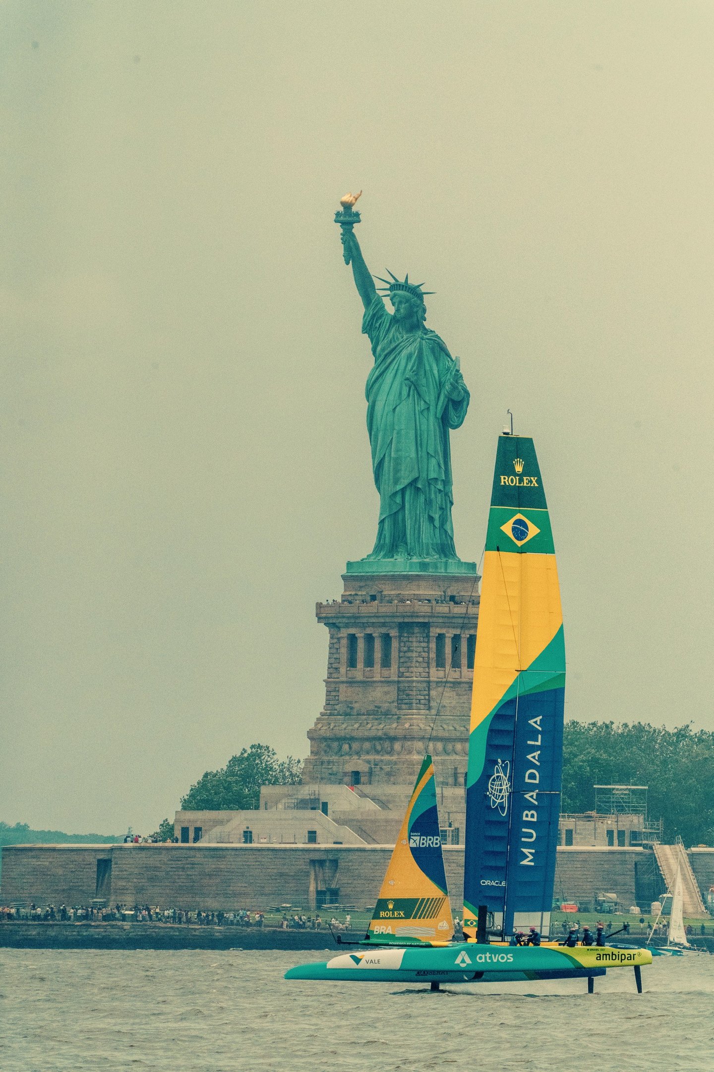 Mubadala Brazil se sente em casa velejando em Nova York