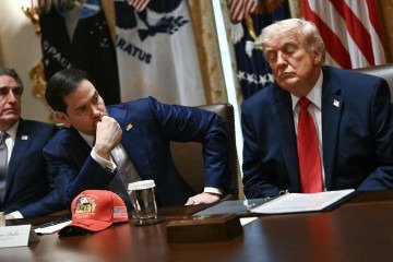 Trump disse que que cancelou os ataques previstos contra o Irã  -  (crédito: Kent NISHIMURA / AFP)