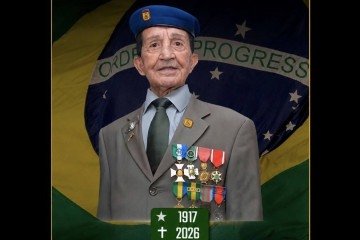 O Exército Brasileiro comunicou, neste sábado (30), a morte do tenente-coronel Nestor da Silva, aos 108 anos. - (crédito: reporodução internet) O Exército Brasileiro comunicou, neste sábado (30), a morte do tenente-coronel Nestor da Silva, aos 108 anos. - (crédito: reporodução internet)